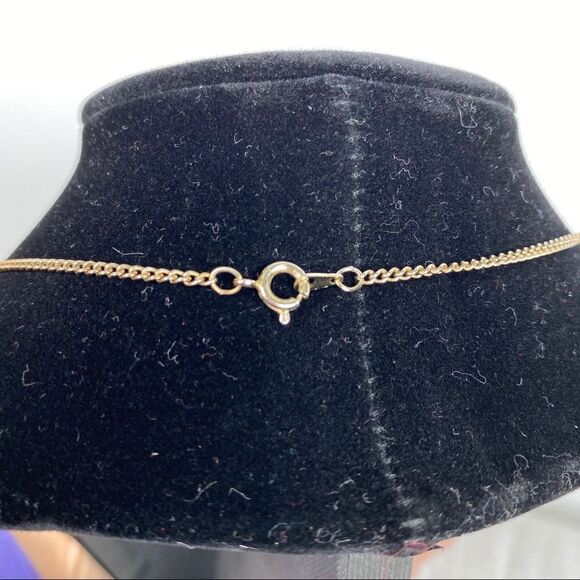 Multi Stone Circle Pendant Necklace - Picture 5 of 6